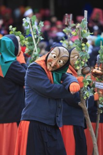 Witches with masks