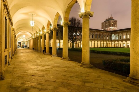 Late Baroque courtyard by Francesco Maria Richini