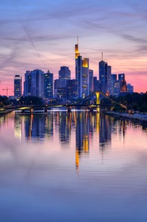 Skyline at dusk