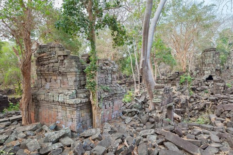 The ruins of Banteay Chhmar temple