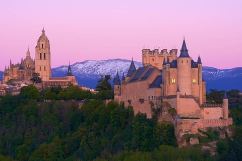 Segovia Cathedral and Alcazar fortress