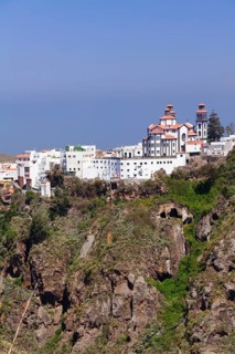 View of the town with the Church of El Pilar