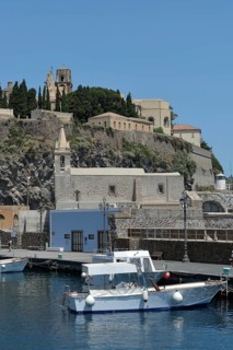 Harbor of Lipari town