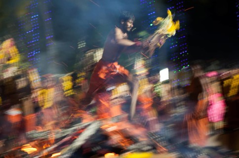 Firewalker ceremony of Agni Kavadi