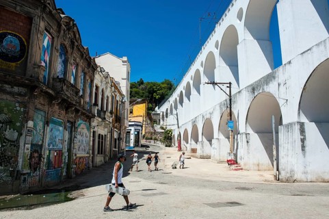 Arcos da Lapa or Carioca Aqueduct in Lapa