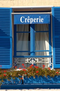 Creperie window