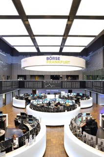 Trading floor of the Frankfurt Stock Exchange