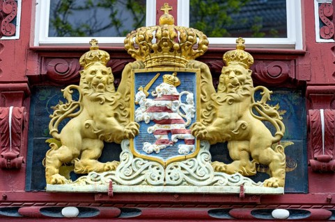 Cast iron coat of arms of Hesse