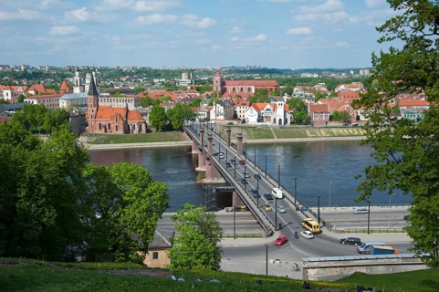 View from Aleksotas Hill