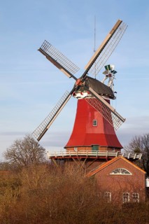 One of the Greetsieler Zwillingsmuhlen twin mills