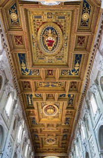 Baroque wooden ceiling