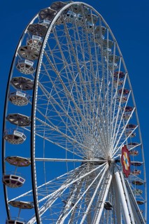 The new 'Blumenrad' Ferris Wheel in the Prater