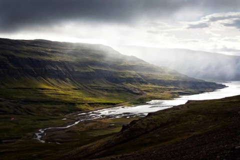 Landscape in the Westfjords