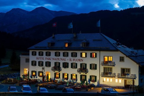 Hotel Il Fuorn at the Ofen Pass Road
