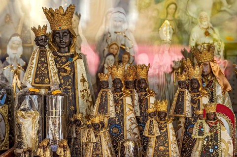 Black Madonna as souvenirs