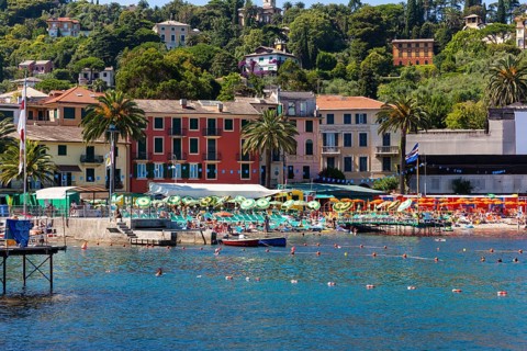 Beach on the Gulf of Genoa