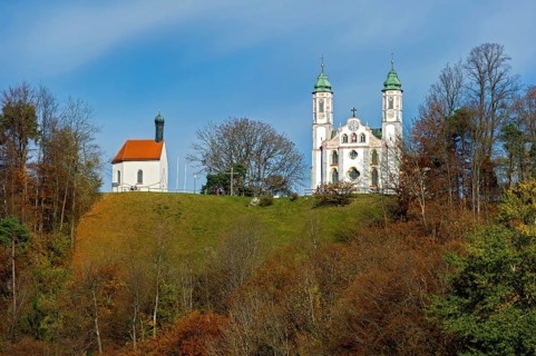 Leonhardskapelle chapel and Heilig-Kreuz-Kirche pilgrimage church