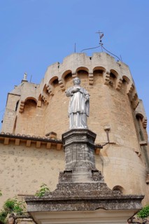 Church and statue