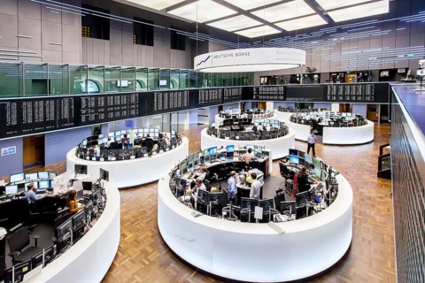 Trading floor of the Frankfurt Stock Exchange
