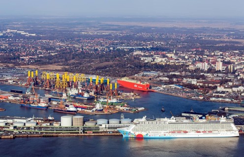 Bremen City Seaport area