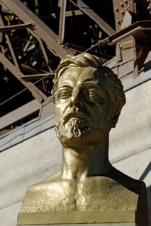 Bust of Gustave Eiffel at the Eiffel Tower