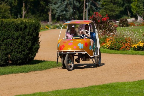 Bicycle mobile on Margaret Island