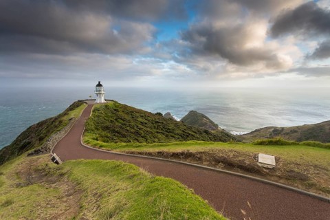 Morning clouds at Cape Reinga
