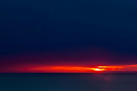Sunset at the Bedruthan Steps