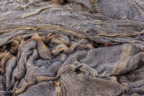 Old jute bags