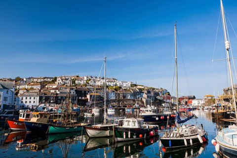 Harbour with fishing boats
