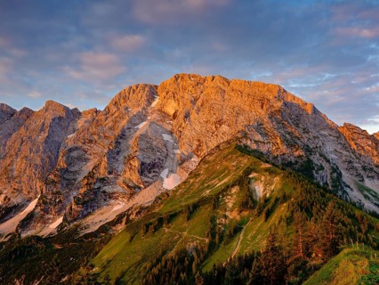 View at sunrise