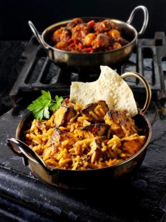 Indian Tikka Byriani chicken curry