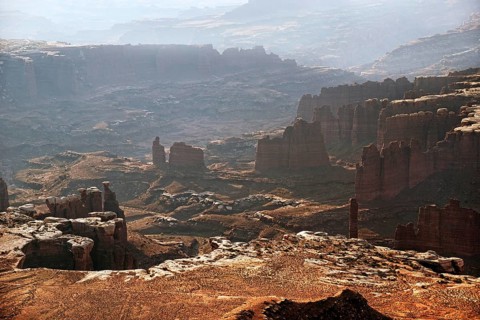 Rugged canyons of White Rim and The Maze