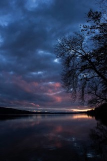 Winter mood at the lake