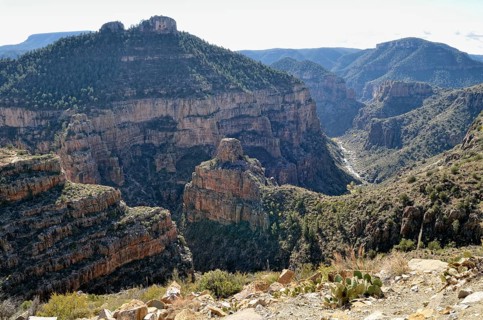 Salt River Canyon from Highway 60