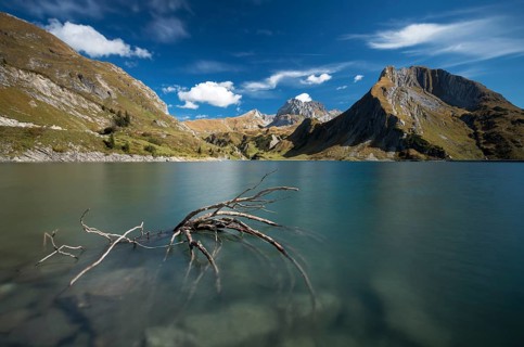 Spullersee reservoir in Vorarlberg