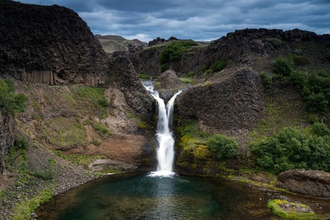 Gjarfoss waterfall