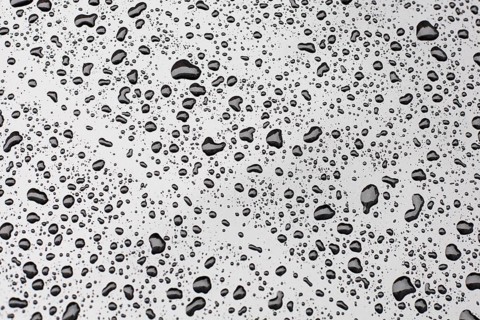 Water drops on car paint