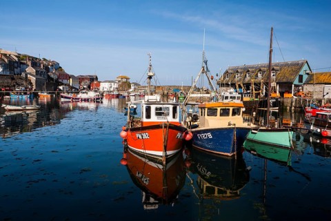 Harbour with fishing boats