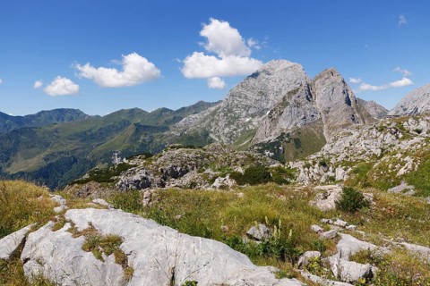 Summit plateau of Kleiner Pal Mountain