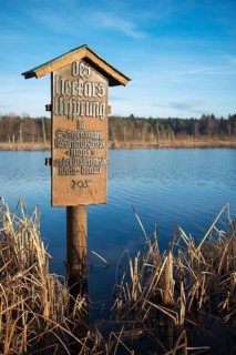 Sign in Schwenninger Moos Nature Reserve