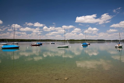 Boats on Lake Worthsee