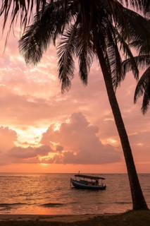 Sunset on the beach