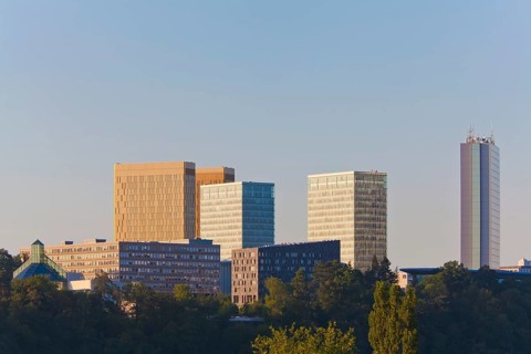 Office building of the European Union in the European Quarter
