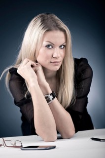 Young woman sitting at a desk