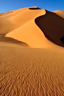 Sand dunes at Erg Mehejibad