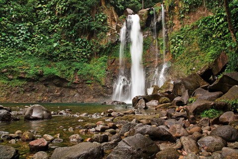 Cascades 3ieme Chute du Carbet waterfall