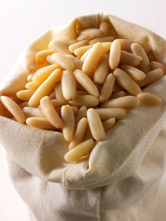 Whole pine nuts