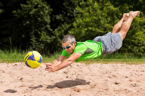Beach volleyball player