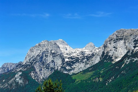 Mt Reiter Alpe with remaining snow